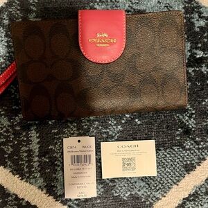 Coach Colorblick Tech Wallet